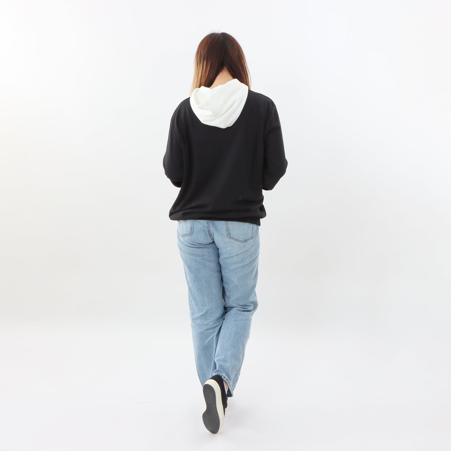 MOLUYUKA バイカラーパーカー for owners