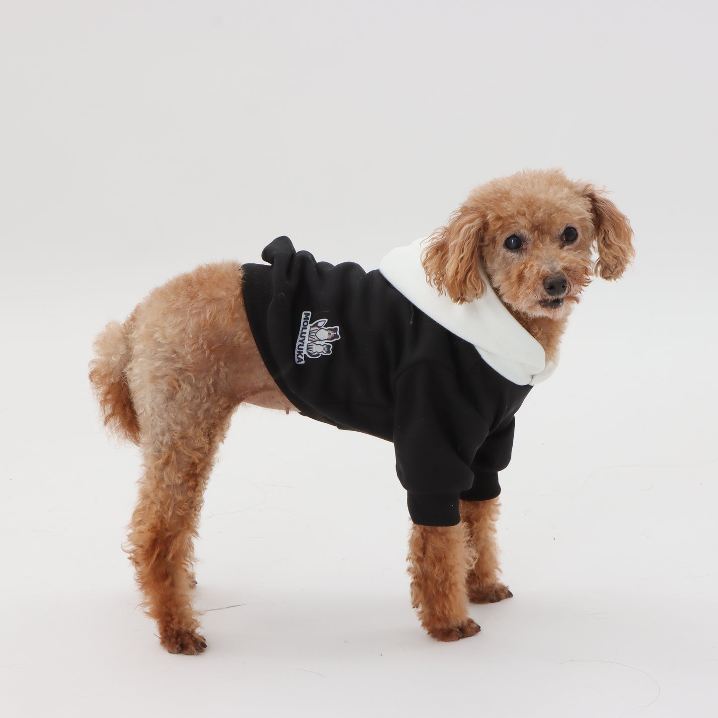 MOLUYUKA バイカラーパーカー for pets
