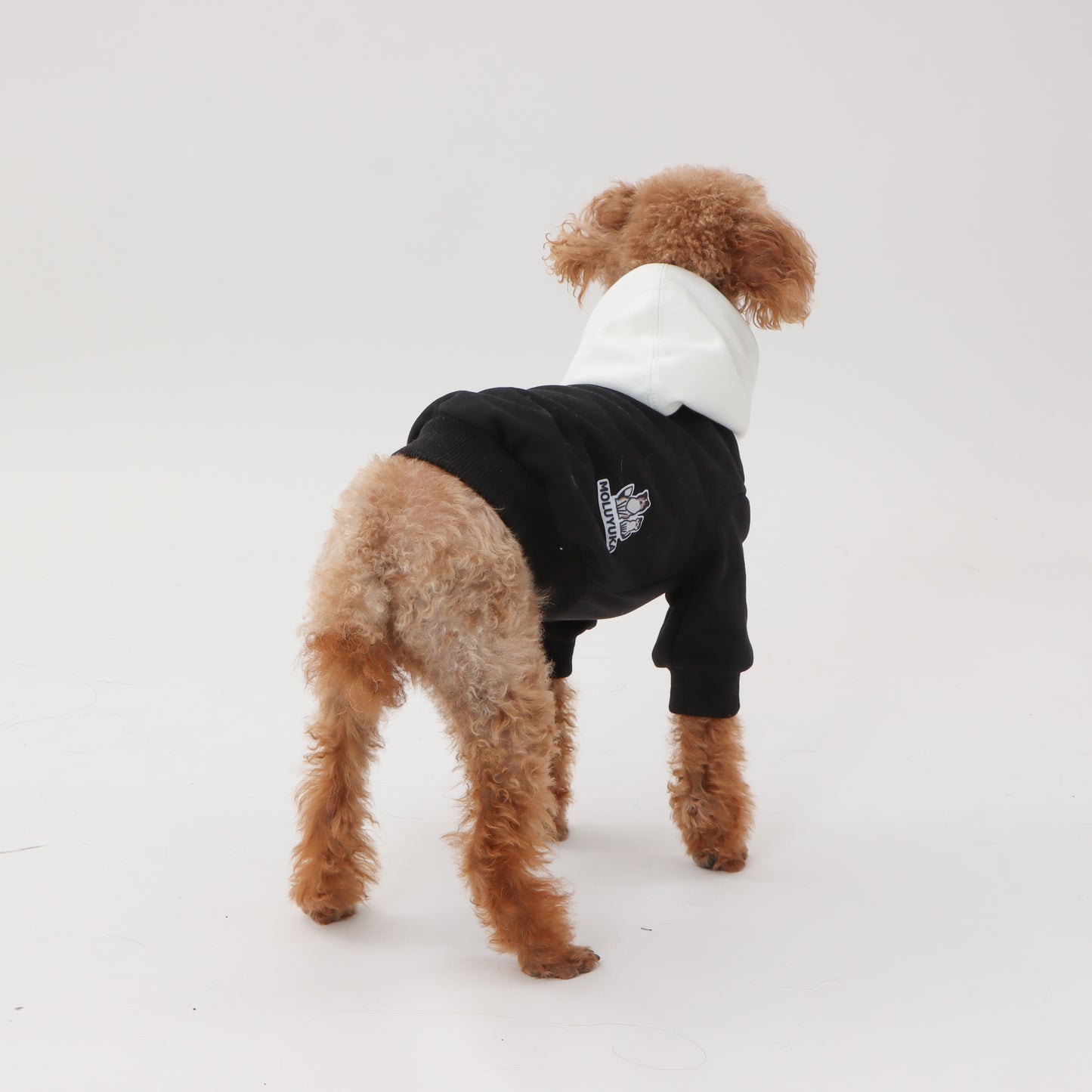 MOLUYUKA バイカラーパーカー for pets