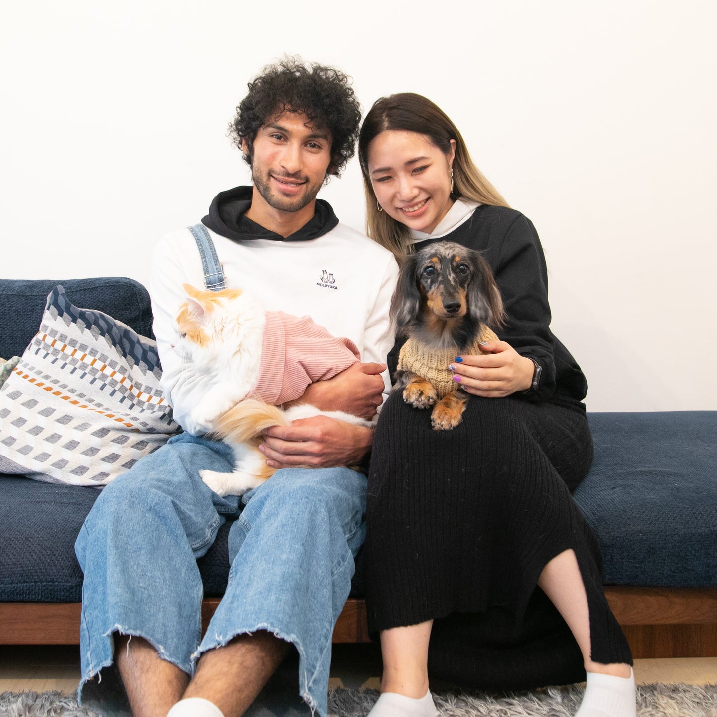 MOLUYUKA コーデュロイシャツ for pets