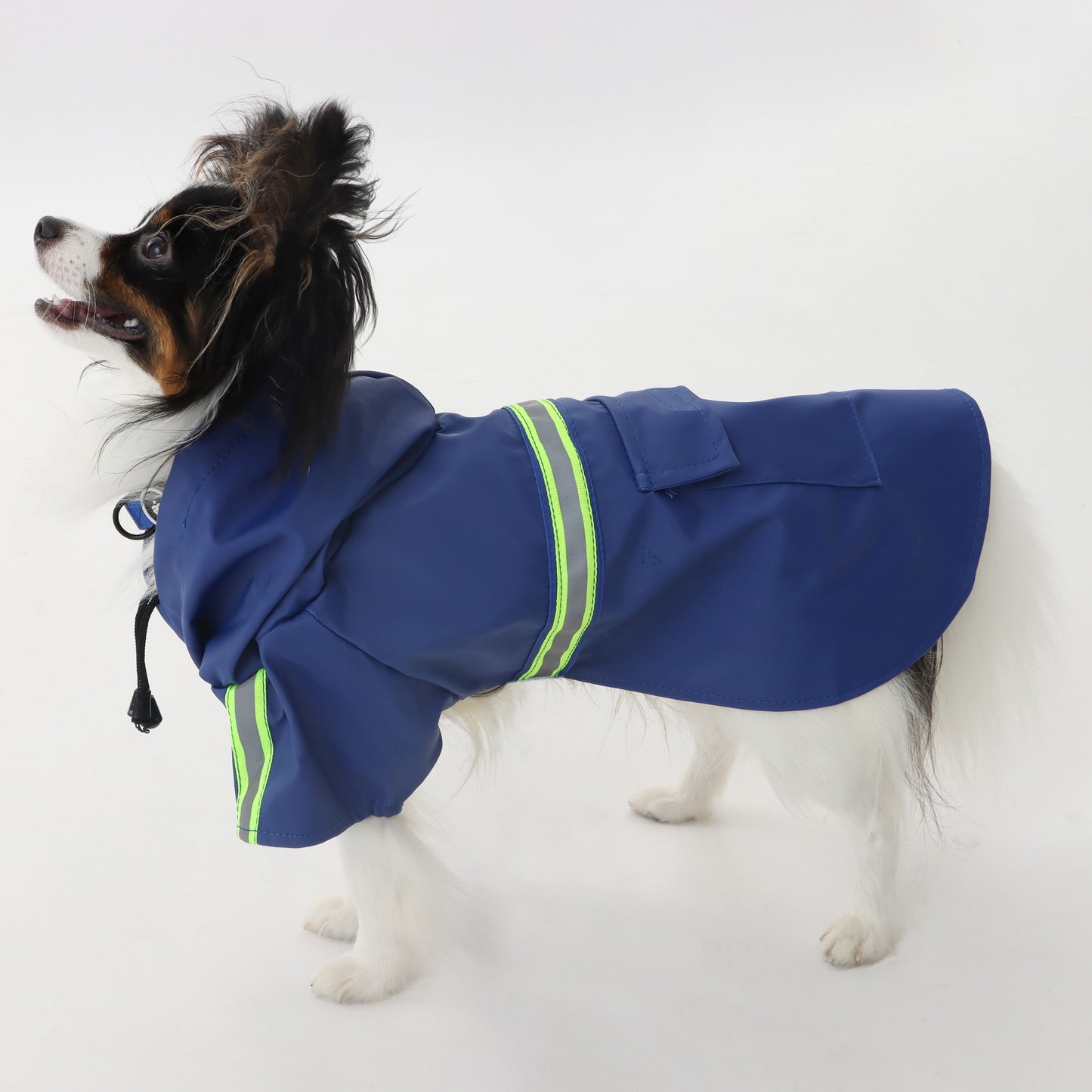 Raincoat with reflector for pets