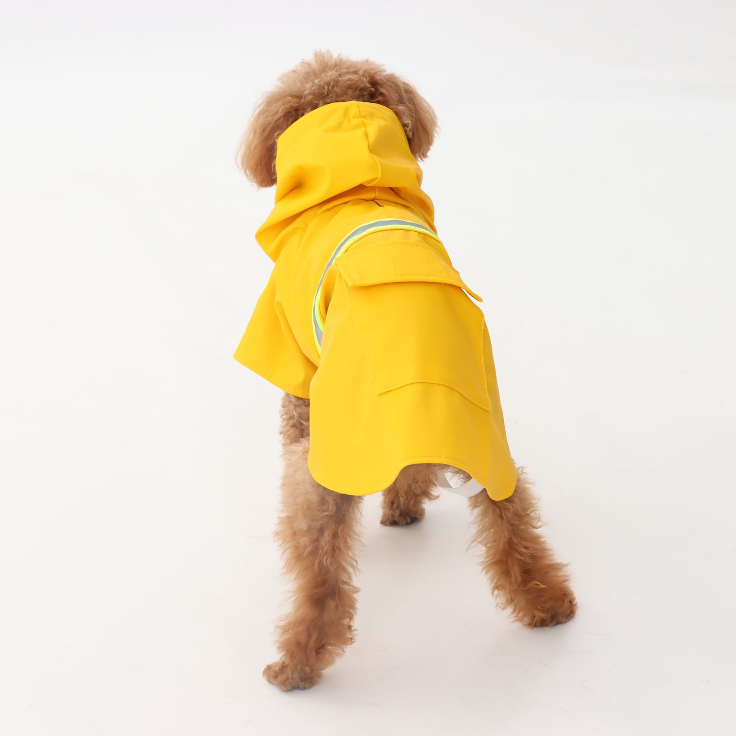 Raincoat with reflector for pets