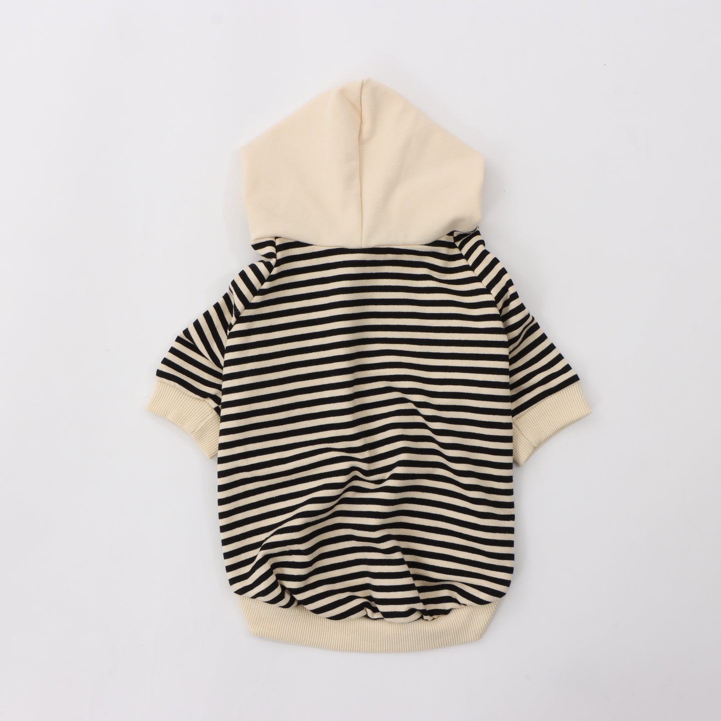 Striped hoodie for pets