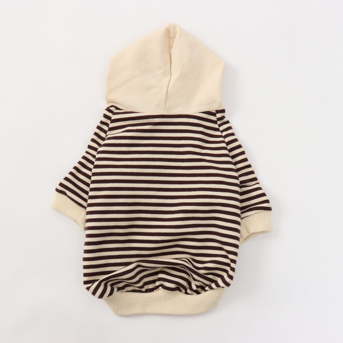 Striped hoodie for pets